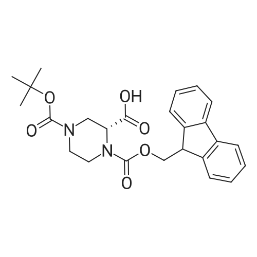 (R)-1-(((9H-Fluoren-9-yl)methoxy)carbonyl)-4-(tert-butoxycarbonyl)piperazine-2-carboxylic acid