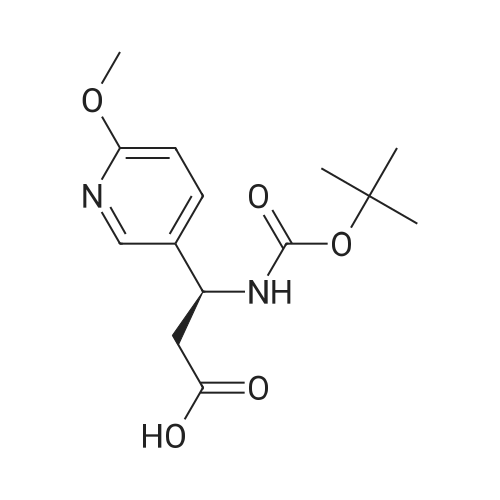 (S)-3-((tert-Butoxycarbonyl)amino)-3-(6-methoxypyridin-3-yl)propanoic acid