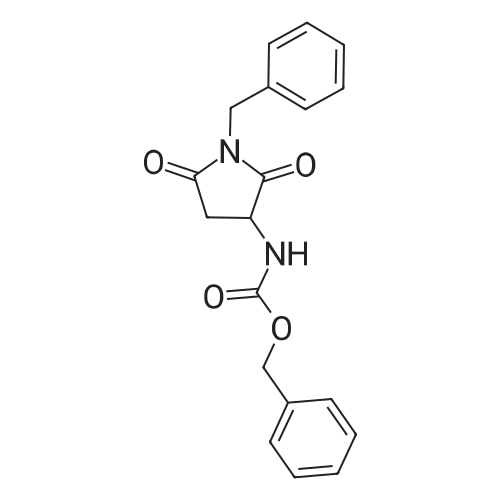 Benzyl (1-benzyl-2,5-dioxopyrrolidin-3-yl)carbamate
