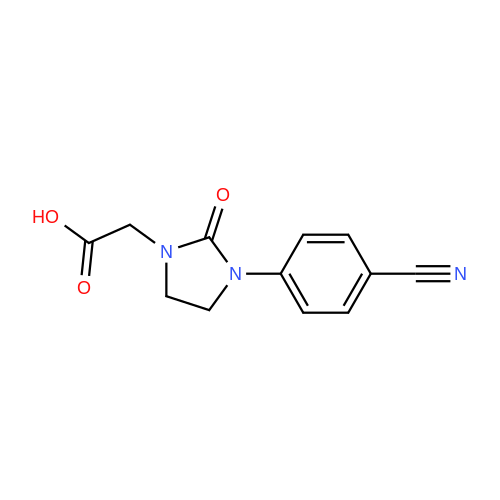 1223748-29-5  2-(3-(4-Cyanophenyl)-2-oxoimidazolidin-1-yl)acetic acid