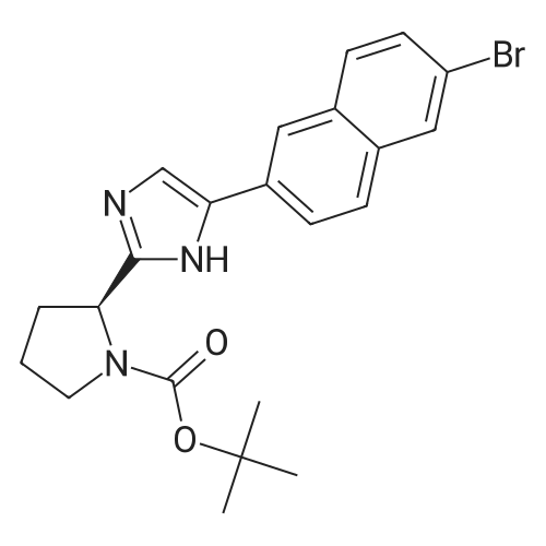 (S)-tert-Butyl 2-(5-(6-bromonaphthalen-2-yl)-1H-imidazol-2-yl)pyrrolidine-1-carboxylate