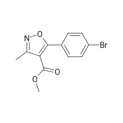 Methyl 5-(4-bromophenyl)-3-methylisoxazole-4-carboxylate