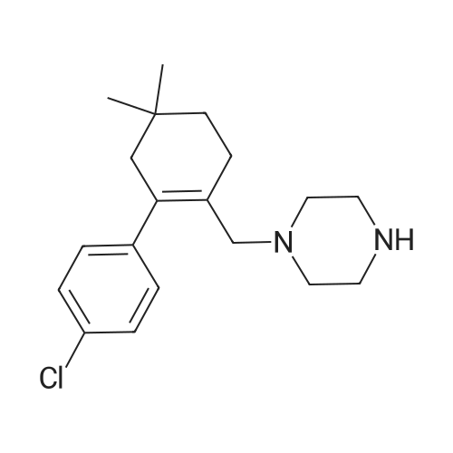 1228780-72-0|1-((4'-Chloro-5,5-dimethyl-3,4,5,6-tetrahydro-[1,1'-biphenyl]-2-yl)methyl)piperazine