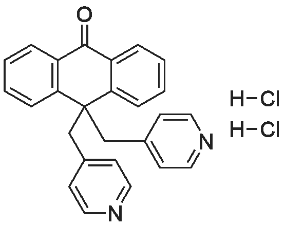 10,10-Bis(pyridin-4-ylmethyl)anthracen-9(10H)-one dihydrochloride