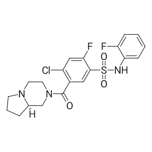 (R)-4-Chloro-2-fluoro-N-(2-fluorophenyl)-5-(octahydropyrrolo[1,2-a]pyrazine-2-carbonyl)benzenesulfon