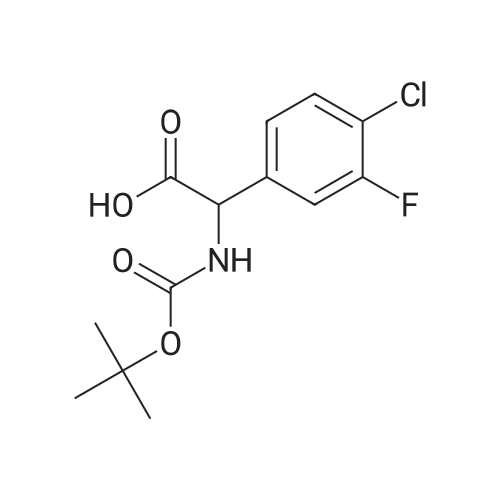 2-((tert-Butoxycarbonyl)amino)-2-(4-chloro-3-fluorophenyl)acetic acid