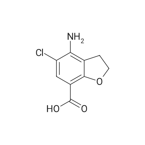 123654-26-2|4-Amino-5-chloro-2,3-dihydrobenzofuran-7-carboxylic acid