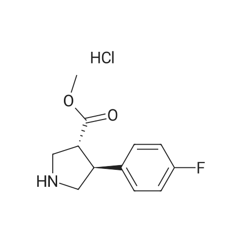 trans-methyl 4-(4-fluorophenyl)pyrrolidine-3-carboxylate hydrochloride