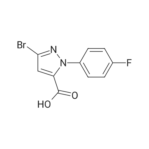 3-Bromo-1-(4-fluorophenyl)-1H-pyrazole-5-carboxylic acid