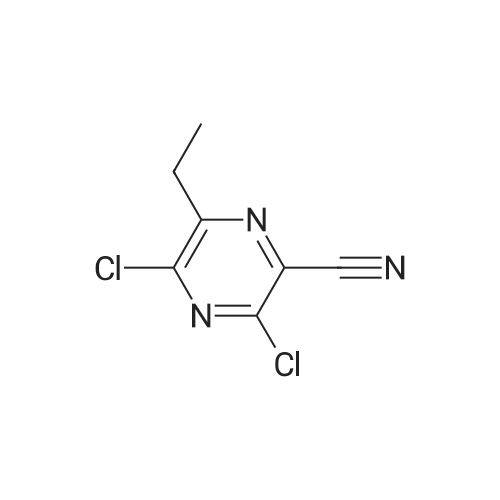 3,5-Dichloro-6-ethylpyrazine-2-carbonitrile