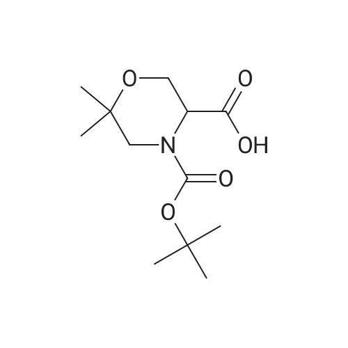 1255098-50-0 4-(tert-Butoxycarbonyl)-6,6-dimethylmorpholine-3-carboxylic acid