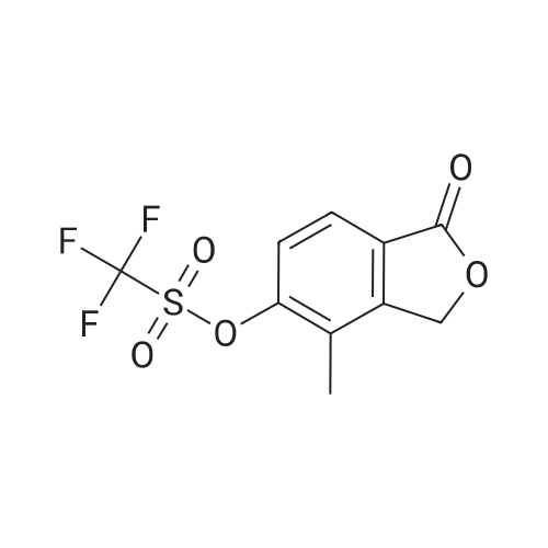 1255206-73-5 4-Methyl-1-oxo-1,3-dihydroisobenzofuran-5-yl trifluoromethanesulfonate