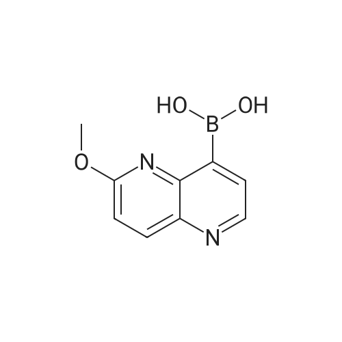 1257640-81-5 (6-Methoxy-1,5-naphthyridin-4-yl)boronic acid