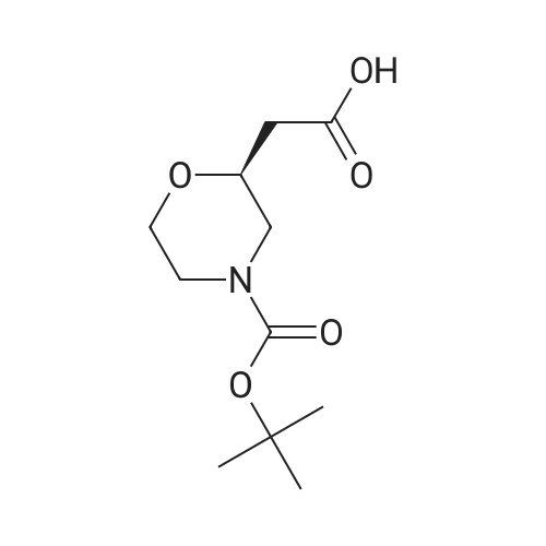 1257850-82-0 (S)-2-(4-(tert-Butoxycarbonyl)morpholin-2-yl)acetic acid