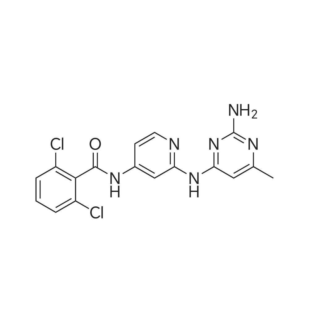 N-(2-((2-Amino-6-methylpyrimidin-4-yl)amino)pyridin-4-yl)-2,6-dichlorobenzamide