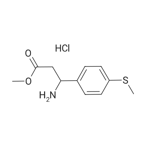 Methyl 3-amino-3-[4-(methylsulfanyl)phenyl]propanoate hydrochloride
