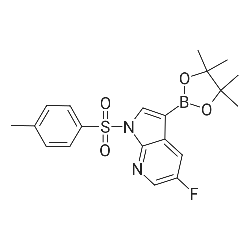 5-Fluoro-3-(4,4,5,5-tetramethyl-1,3,2-dioxaborolan-2-yl)-1-tosyl-1H-pyrrolo[2,3-b]pyridine