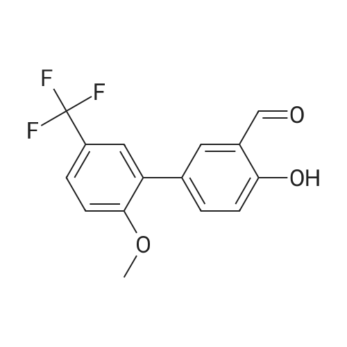 4-Hydroxy-2'-methoxy-5'-(trifluoromethyl)-[1,1'-biphenyl]-3-carbaldehyde