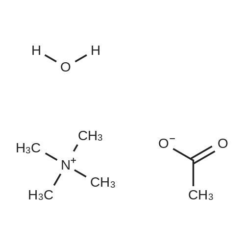 Tetramethylammonium acetate xhydrate