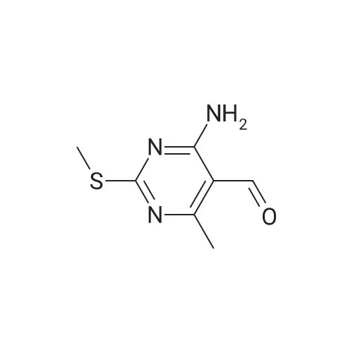 4-Amino-6-methyl-2-(methylthio)pyrimidine-5-carbaldehyde