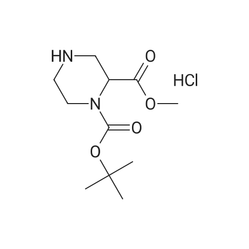 1-tert-Butyl 2-methyl piperazine-1,2-dicarboxylate hydrochloride