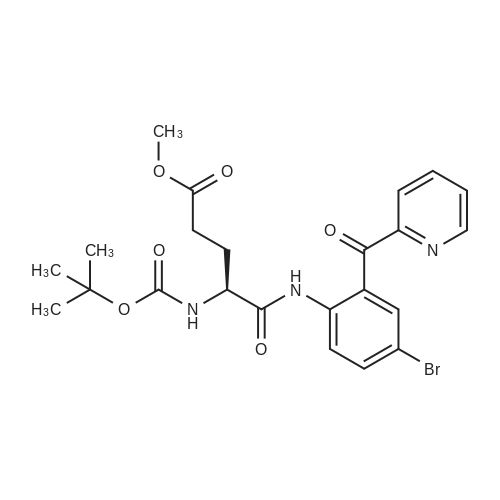 1275616-57-3|Methyl (S)-5-((4-bromo-2-picolinoylphenyl)amino)-4-((tert-butoxycarbonyl)amino)-5-oxope