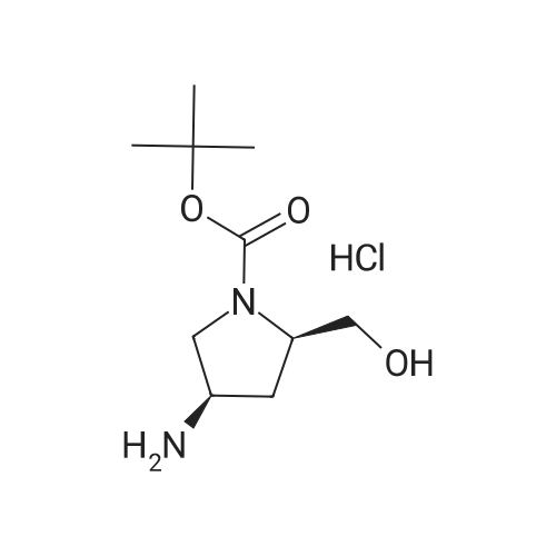 (2R,4R)-tert-Butyl 4-amino-2-(hydroxymethyl)pyrrolidine-1-carboxylate hydrochloride