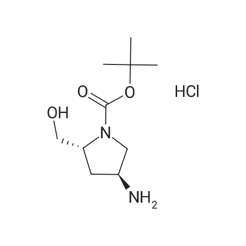 (2R,4S)-tert-Butyl 4-amino-2-(hydroxymethyl)pyrrolidine-1-carboxylate hydrochloride