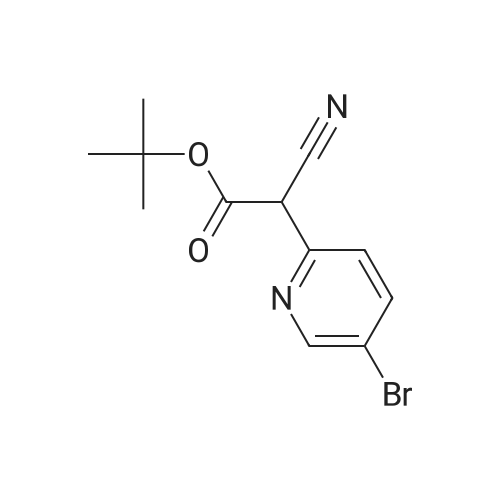 tert-Butyl 2-(5-bromopyridin-2-yl)-2-cyanoacetate