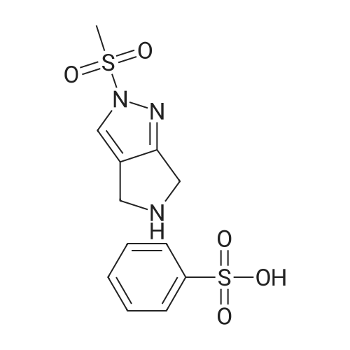1280210-80-1|2-(Methylsulfonyl)-2,4,5,6-tetrahydropyrrolo[3,4-c]pyrazole benzenesulfonate