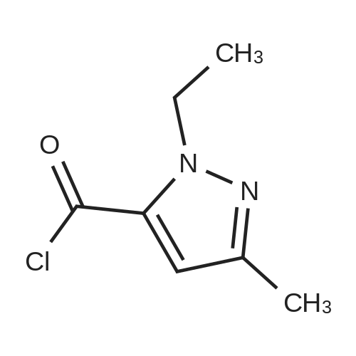 1-Ethyl-3-methyl-1H-pyrazole-5-carbonyl chloride