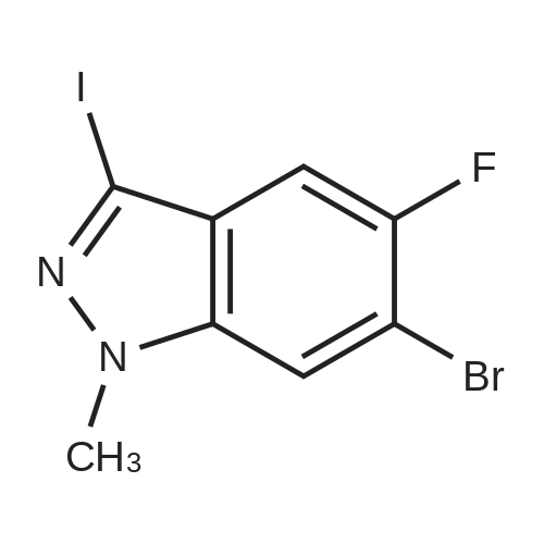 1286734-96-0 6-Bromo-5-fluoro-3-iodo-1-methyl-1H-indazole