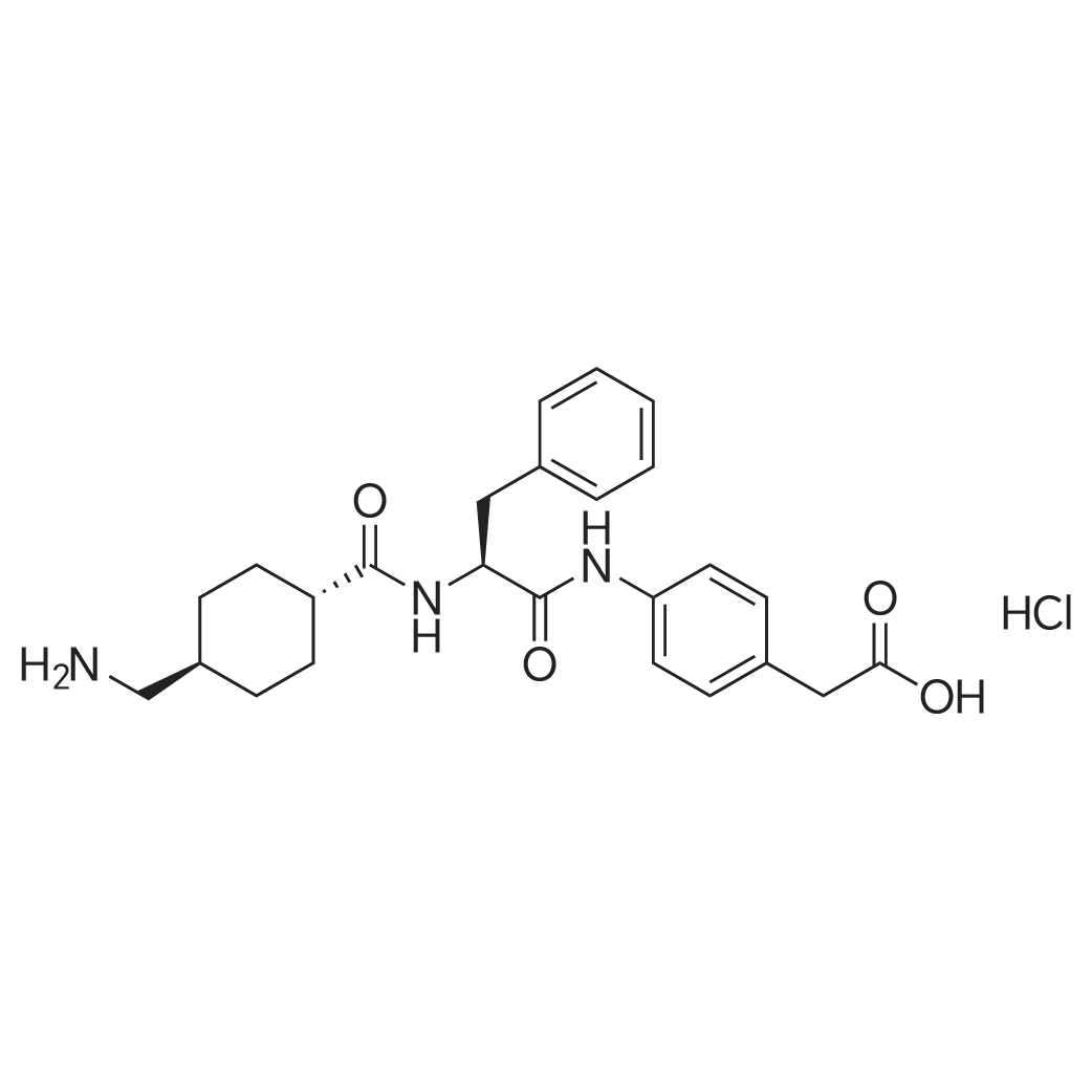 2-(4-((S)-2-(trans-4-(Aminomethyl)cyclohexane-1-carboxamido)-3-phenylpropanamido)phenyl)acetic acid 
