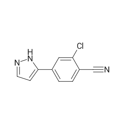 1297537-37-1|2-Chloro-4-(1H-pyrazol-5-yl)benzonitrile
