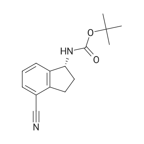 (R)-tert-Butyl (4-cyano-2,3-dihydro-1H-inden-1-yl)carbamate