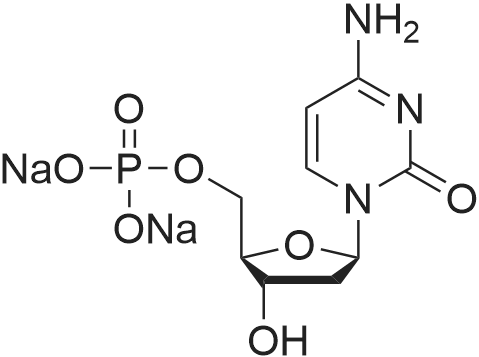 Sodium ((2R,3S,5R)-5-(4-amino-2-oxopyrimidin-1(2H)-yl)-3-hydroxytetrahydrofuran-2-yl)methyl phosphat