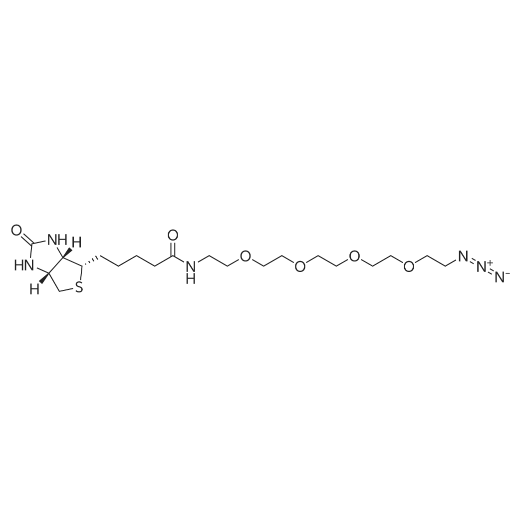 N-(14-Azido-3,6,9,12-tetraoxatetradecyl)-5-((3aS,4S,6aR)-2-oxohexahydro-1H-thieno[3,4-d]imidazol-4-y