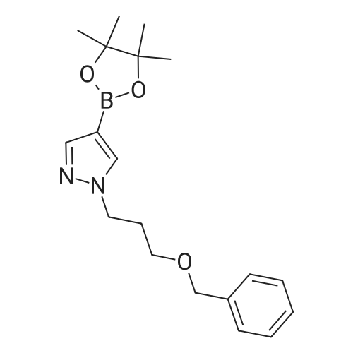 1-(3-(Benzyloxy)propyl)-4-(4,4,5,5-tetramethyl-1,3,2-dioxaborolan-2-yl)-1H-pyrazole