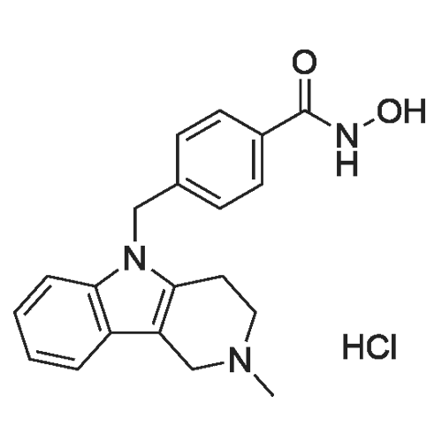 N-Hydroxy-4-((2-methyl-1,2,3,4-tetrahydro-5H-pyrido[4,3-b]indol-5-yl)methyl)benzamide hydrochloride