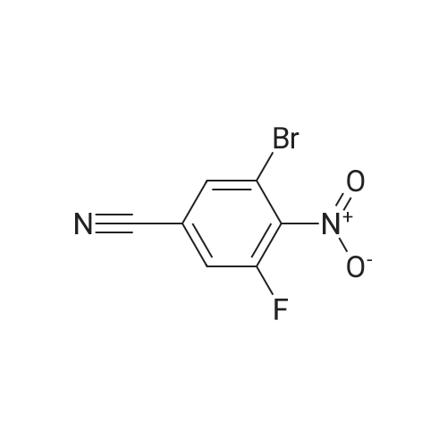 3-Bromo-5-fluoro-4-nitrobenzonitrile