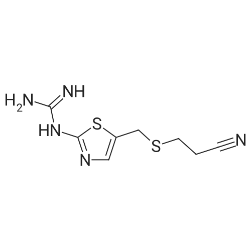 1-(5-(((2-Cyanoethyl)thio)methyl)thiazol-2-yl)guanidine