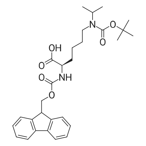 (R)-2-((((9H-Fluoren-9-yl)methoxy)carbonyl)amino)-6-((tert-butoxycarbonyl)(isopropyl)amino)hexanoic 