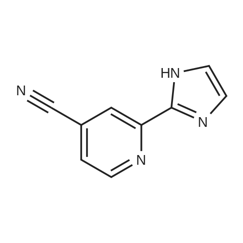 2-(1H-Imidazol-2-yl)isonicotinonitrile