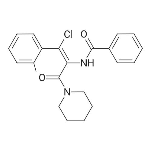 (Z)-N-(1-Chloro-3-oxo-3-(piperidin-1-yl)-1-(o-tolyl)prop-1-en-2-yl)benzamide