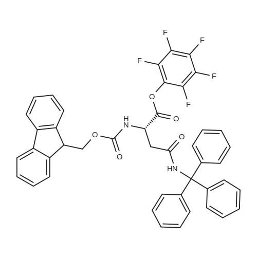 (S)-Perfluorophenyl 2-((((9H-fluoren-9-yl)methoxy)carbonyl)amino)-4-oxo-4-(tritylamino)butanoate