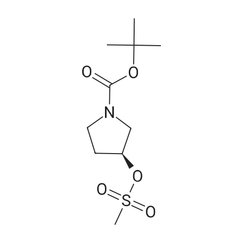 132945-75-6 (S)-tert-Butyl 3-((methylsulfonyl)oxy)pyrrolidine-1-carboxylate