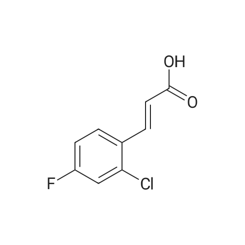 2-Chloro-4-fluorocinnamic acid