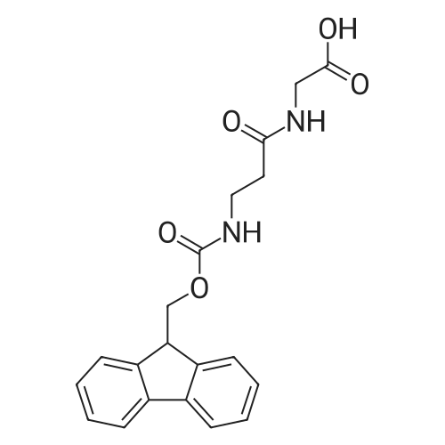 2-(3-((((9H-Fluoren-9-yl)methoxy)carbonyl)amino)propanamido)acetic acid