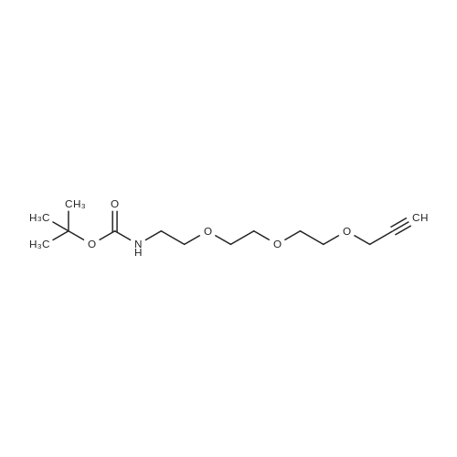 1333880-60-6 tert-Butyl (2-(2-(2-(prop-2-yn-1-yloxy)ethoxy)ethoxy)ethyl)carbamate