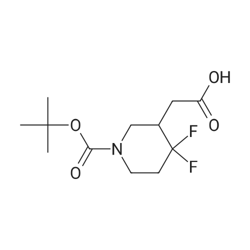 2-(1-(tert-Butoxycarbonyl)-4,4-difluoropiperidin-3-yl)acetic acid